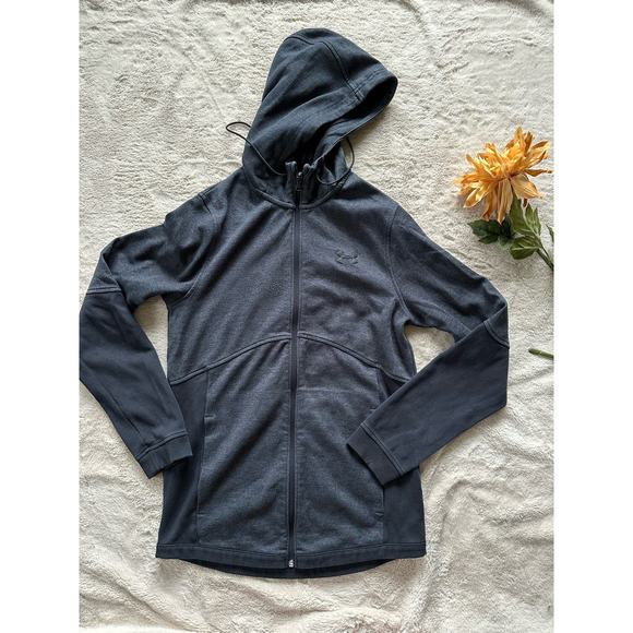 Mens Under Armour Hooded Full-Zip Sweathsirt Size Small - Picture 1 of 7
